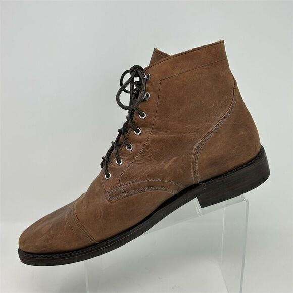 Thursday Boot Company Men\'s Captain Lace-Up Brown Leather Boots Size 15 main image 14
